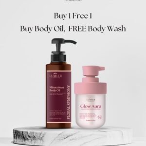 Floral symphony body oil + Free glow aura body wash