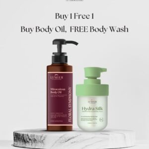 Floral symphony body oil + Free hydra silk body wash