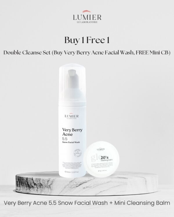 Very Berry Acne 5.5. Snow Facial Wash + Mini Cleansing Balm