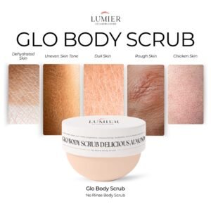 Glo Body Scrub Delicious Almond - No Rinse Body Scrub