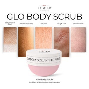 Glo Body Scrub Tutti Fruity - No Rinse Body Scrub