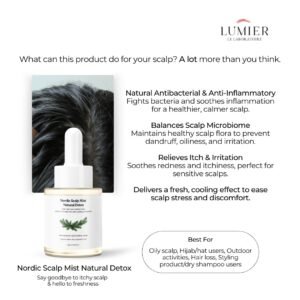 Nordic Scalp Mist Natural Detox 20ml